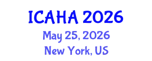 International Conference on Audiology and Hearing Aids (ICAHA) May 25, 2026 - New York, United States
