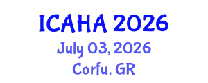 International Conference on Audiology and Hearing Aids (ICAHA) July 03, 2026 - Corfu, Greece