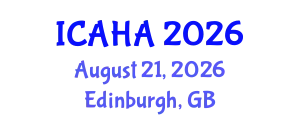 International Conference on Audiology and Hearing Aids (ICAHA) August 21, 2026 - Edinburgh, United Kingdom