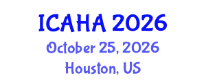 International Conference on Audiology and Hearing Aids (ICAHA) October 25, 2026 - Houston, United States