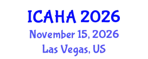 International Conference on Audiology and Hearing Aids (ICAHA) November 15, 2026 - Las Vegas, United States