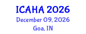 International Conference on Audiology and Hearing Aids (ICAHA) December 09, 2026 - Goa, India