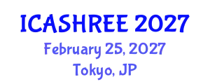International Conference on Agriculture Science, Horticulture Research and Environment Engineering (ICASHREE) February 25, 2027 - Tokyo, Japan