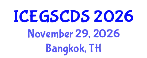 International Conference on e-Government, Smart Cities, and Digital Societies (ICEGSCDS) November 29, 2026 - Bangkok, Thailand