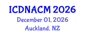International Conference on DNA and Clinical Microbiology (ICDNACM) December 01, 2026 - Auckland, New Zealand