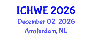 International Conference on Hydroinformatics and Water Engineering (ICHWE) December 02, 2026 - Amsterdam, Netherlands