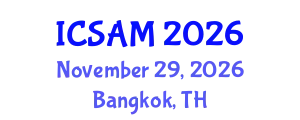 International Conference on Sensors, Actuators and Microsystems (ICSAM) November 29, 2026 - Bangkok, Thailand