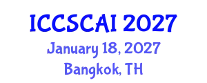 International Conference on Computer Sciences, Computational and Artificial Intelligence (ICCSCAI) January 18, 2027 - Bangkok, Thailand