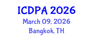 International Conference on Developmental Psychology and Adolescence (ICDPA) March 09, 2026 - Bangkok, Thailand