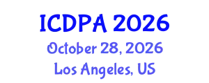International Conference on Developmental Psychology and Adolescence (ICDPA) October 28, 2026 - Los Angeles, United States