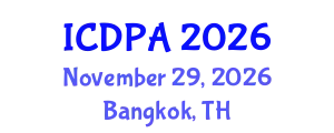 International Conference on Developmental Psychology and Adolescence (ICDPA) November 29, 2026 - Bangkok, Thailand
