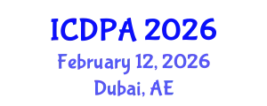International Conference on Developmental Psychology and Adolescence (ICDPA) February 12, 2026 - Dubai, United Arab Emirates