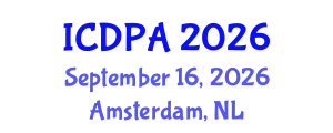 International Conference on Developmental Psychology and Adolescence (ICDPA) September 16, 2026 - Amsterdam, Netherlands