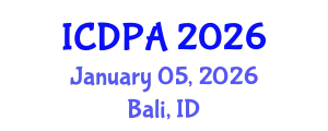 International Conference on Developmental Psychology and Adolescence (ICDPA) January 05, 2026 - Bali, Indonesia