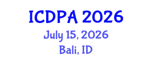 International Conference on Developmental Psychology and Adolescence (ICDPA) July 15, 2026 - Bali, Indonesia