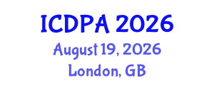 International Conference on Developmental Psychology and Adolescence (ICDPA) August 19, 2026 - London, United Kingdom