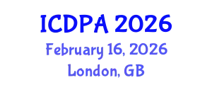 International Conference on Developmental Psychology and Adolescence (ICDPA) February 16, 2026 - London, United Kingdom