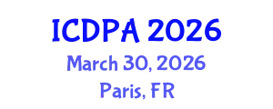 International Conference on Developmental Psychology and Adolescence (ICDPA) March 30, 2026 - Paris, France