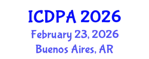 International Conference on Developmental Psychology and Adolescence (ICDPA) February 23, 2026 - Buenos Aires, Argentina