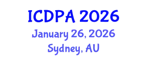International Conference on Developmental Psychology and Adolescence (ICDPA) January 26, 2026 - Sydney, Australia