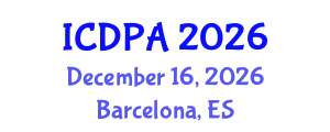 International Conference on Developmental Psychology and Adolescence (ICDPA) December 16, 2026 - Barcelona, Spain