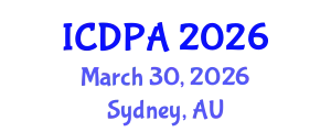 International Conference on Developmental Psychology and Adolescence (ICDPA) March 30, 2026 - Sydney, Australia