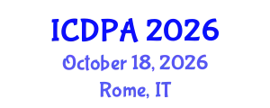 International Conference on Developmental Psychology and Adolescence (ICDPA) October 18, 2026 - Rome, Italy