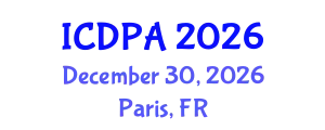 International Conference on Developmental Psychology and Adolescence (ICDPA) December 30, 2026 - Paris, France