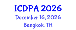 International Conference on Developmental Psychology and Adolescence (ICDPA) December 16, 2026 - Bangkok, Thailand