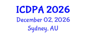 International Conference on Developmental Psychology and Adolescence (ICDPA) December 02, 2026 - Sydney, Australia