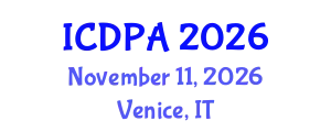 International Conference on Developmental Psychology and Adolescence (ICDPA) November 11, 2026 - Venice, Italy
