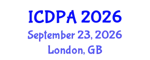 International Conference on Developmental Psychology and Adolescence (ICDPA) September 23, 2026 - London, United Kingdom