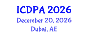International Conference on Developmental Psychology and Adolescence (ICDPA) December 20, 2026 - Dubai, United Arab Emirates