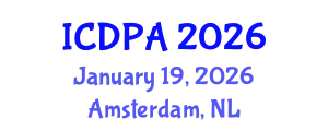 International Conference on Developmental Psychology and Adolescence (ICDPA) January 19, 2026 - Amsterdam, Netherlands