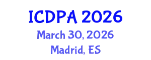 International Conference on Developmental Psychology and Adolescence (ICDPA) March 30, 2026 - Madrid, Spain