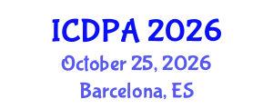 International Conference on Developmental Psychology and Adolescence (ICDPA) October 25, 2026 - Barcelona, Spain
