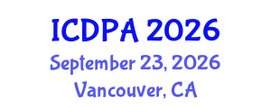 International Conference on Developmental Psychology and Adolescence (ICDPA) September 23, 2026 - Vancouver, Canada