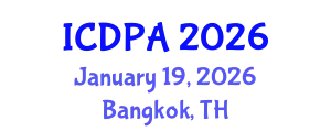 International Conference on Developmental Psychology and Adolescence (ICDPA) January 19, 2026 - Bangkok, Thailand