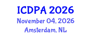 International Conference on Developmental Psychology and Adolescence (ICDPA) November 04, 2026 - Amsterdam, Netherlands