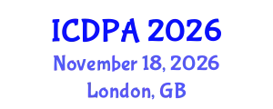International Conference on Developmental Psychology and Adolescence (ICDPA) November 18, 2026 - London, United Kingdom