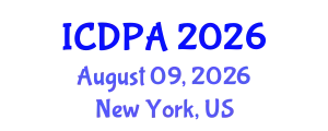 International Conference on Developmental Psychology and Adolescence (ICDPA) August 09, 2026 - New York, United States