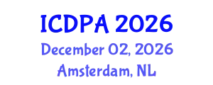 International Conference on Developmental Psychology and Adolescence (ICDPA) December 02, 2026 - Amsterdam, Netherlands