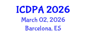 International Conference on Developmental Psychology and Adolescence (ICDPA) March 02, 2026 - Barcelona, Spain