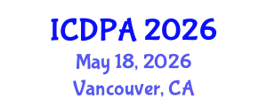 International Conference on Developmental Psychology and Adolescence (ICDPA) May 18, 2026 - Vancouver, Canada
