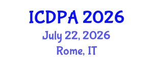 International Conference on Developmental Psychology and Adolescence (ICDPA) July 22, 2026 - Rome, Italy