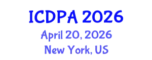 International Conference on Developmental Psychology and Adolescence (ICDPA) April 20, 2026 - New York, United States