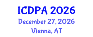International Conference on Developmental Psychology and Adolescence (ICDPA) December 27, 2026 - Vienna, Austria