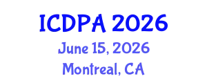 International Conference on Developmental Psychology and Adolescence (ICDPA) June 15, 2026 - Montreal, Canada