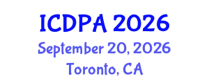 International Conference on Developmental Psychology and Adolescence (ICDPA) September 20, 2026 - Toronto, Canada