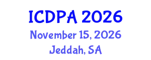 International Conference on Developmental Psychology and Adolescence (ICDPA) November 15, 2026 - Jeddah, Saudi Arabia
